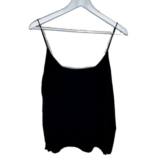 Everlane Black Silk Camisole Tank Top, Layering, Elevated Basic, Size Small - Picture 2 of 6